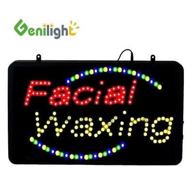 Função de exibição de animação sinal de neon LED WIFI a cores inteiras com ABS Open-Mold Outframe