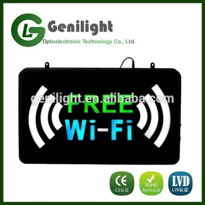 Indoor Animated Motion LED Open Sign for Multiple Color Salon Light On/Off Switch (Luz de salão de cores múltiplas)