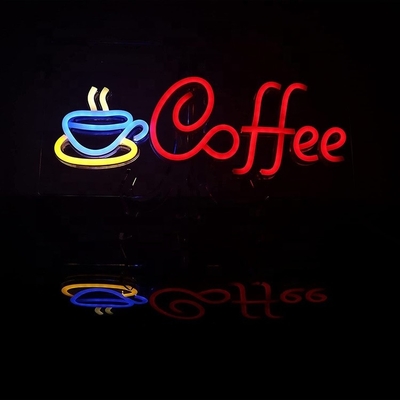 Lâmpada de noite de vidro acrílico Arte Neon