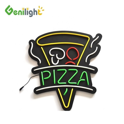 Logotipo personalizado LED Pizza Sign com longa vida útil GLT-FNS002