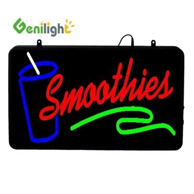 Loja Decorações Frontais Painel de Neon LED para Bagels Frescos Dimensão da tela 56*33cm