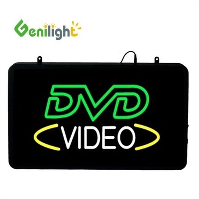 Genilight 22*13 polegadas CE RoHS DVD VIDEOLED Publicidade Light Boxes Neon Sign