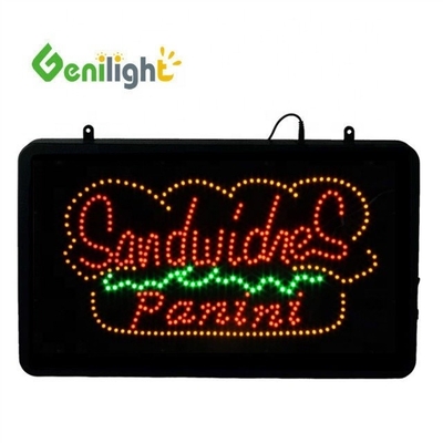 OEM Touch Screen LED Neon Foot Massage Open Sign com animação e energia ligada / desligada