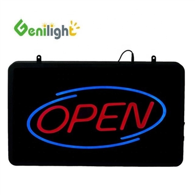 Genilight 56 * 33 cm Custom Neon Horário de Trabalho LED Função de exibição de sinal aberto ANIMAÇÃO