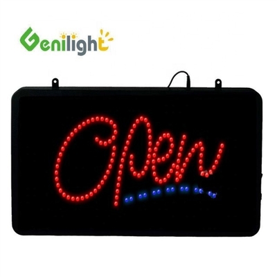 Genilight 56 * 33 cm Custom Neon Horário de Trabalho LED Função de exibição de sinal aberto ANIMAÇÃO