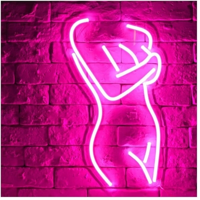Sexy Lady Neon Sign para o quarto Homem Cave Bar Store Casa Festa Arte Decoração Consumo de energia 1