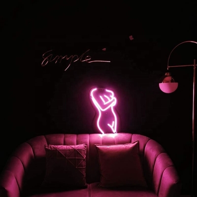Sexy Lady Neon Sign para o quarto Homem Cave Bar Store Casa Festa Arte Decoração Consumo de energia 1