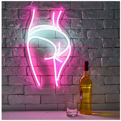 Bar Pub Club Decoração Lady Buttons Arte Decorativa Luz Noturna GLT-FNS9