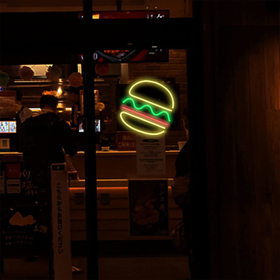 Tabela de abertura de neon LED personalizada para decoração de parede 1 Consumo de energia