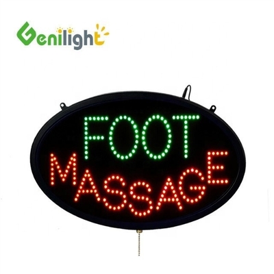 58*36 Animação a cores completas de massagem de pés LED Sinais abertos com placa de PCB