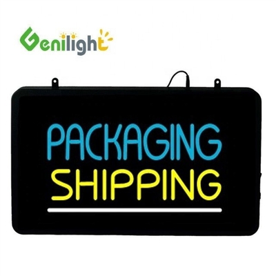 Genilight 22 * 13 polegadas CE RoHS Customizado acrílico LED sinal de neon Destaque da multidão