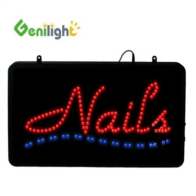 Indoor Used LED Message Board Publicidade RGB LED Nails Sign com ângulo de visão H/V
