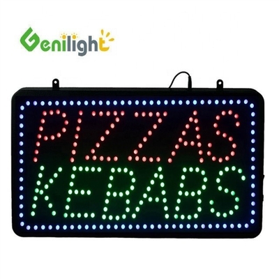 Display elétrico LED com rolagem programável Genilight Indoor 56*33cm para PIZZAS KEBABS
