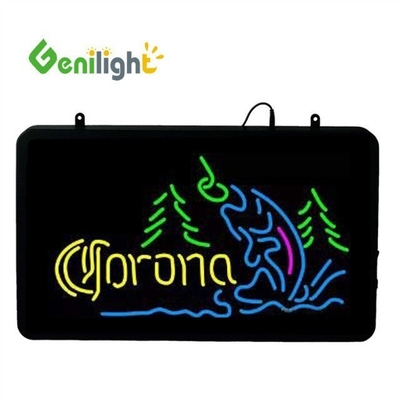 Genilight 56 * 33 cm LED Aquário Luz Neon sinais para aquário mantém alta resolução