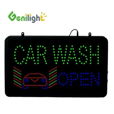 Genilight Indoor 56*33cm LED de alta luminosidade e baixa tensão sinal aberto com função RGB