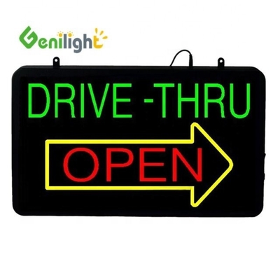 Genilight Indoor 56*33cm LED de alta luminosidade e baixa tensão sinal aberto com função RGB