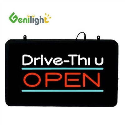 Genilight Indoor 56*33cm LED de alta luminosidade e baixa tensão sinal aberto com função RGB