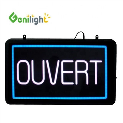 Design personalizado DC12V BURRITOS LED Neon Open Sign por Genilight IP Rating Profundidade de cor -