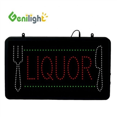 Design personalizado DC12V BURRITOS LED Neon Open Sign por Genilight IP Rating Profundidade de cor -