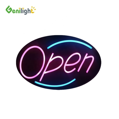 Window Hanging Led Neon Open Sign com brilho personalizável e função SDK
