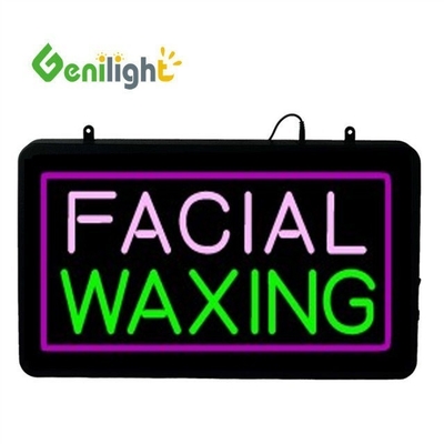 22*13 polegadas DC12V Genilight Indoor WAXING Animação LED sinal para a publicidade de tensão segura