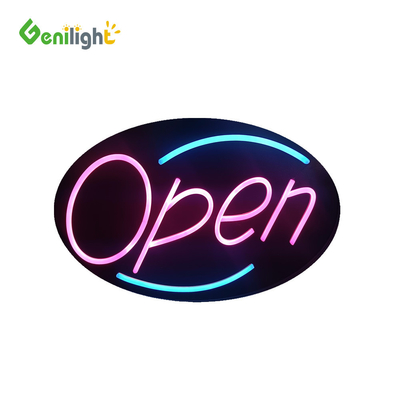 Indoor Genilight Oval 58*36cm LED Coat Hanger Neon Sign com Pitch Pixel