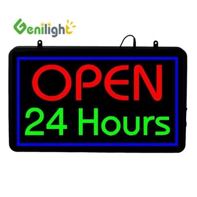 Função de exibição de animação LED personalizado iluminado com sinal de neon da hora