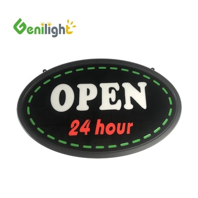 Função de exibição de animação LED personalizado iluminado com sinal de neon da hora
