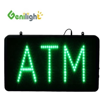 56*33 Tamanho do painel LED sinal acrílico/ ATM LED placa de sinal com ABS Outframe Craftsmanship