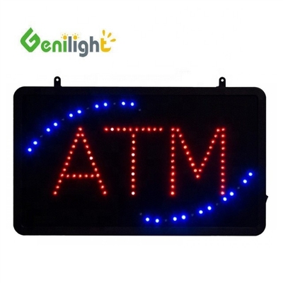 56*33 Tamanho do painel LED sinal acrílico/ ATM LED placa de sinal com ABS Outframe Craftsmanship