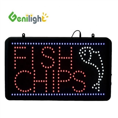 Estilo Deco Custom LED Ice Cream Cakes Neon Sign com Display Acrílico Front Board