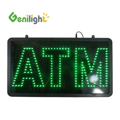56*33 Tamanho do painel LED sinal acrílico/ ATM LED placa de sinal com ABS Outframe Craftsmanship