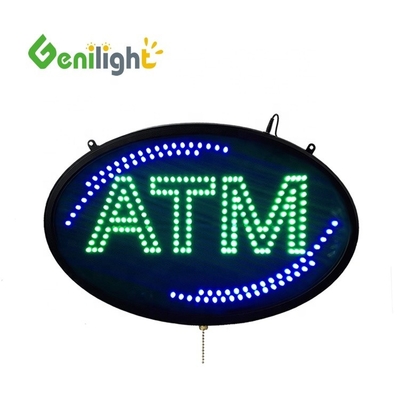 56*33 Tamanho do painel LED sinal acrílico/ ATM LED placa de sinal com ABS Outframe Craftsmanship