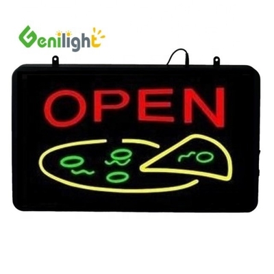 ABS Open-Mold Outframe Alta relação de contraste de brilho Personalizado Pizza Planet LED Neon Sign