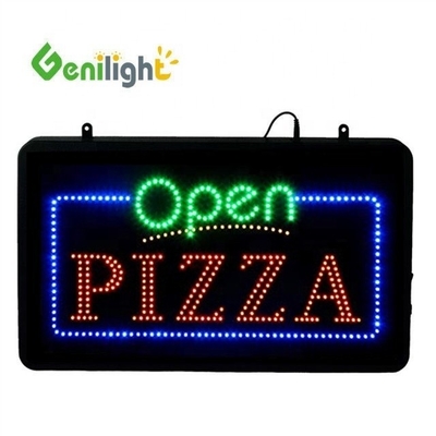 ABS Open-Mold Outframe Alta relação de contraste de brilho Personalizado Pizza Planet LED Neon Sign