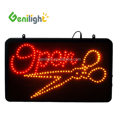 Genilight Indoor 56*33cm Salão de cabelo alto brilhante Corte de cabelo painel de luz aberto para salões