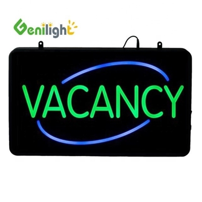 CE RoHS Indoor 56*33cm Genilight Sem Vacância Flash LED Open Sign Programmable LED Sign