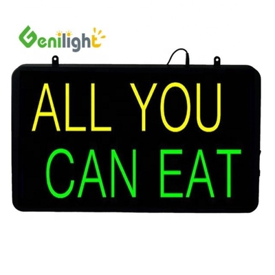 CE RoHS Indoor 56*33cm Genilight Sem Vacância Flash LED Open Sign Programmable LED Sign