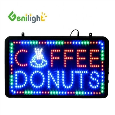 Genilight LED Open Sign For Coffee 53*45cm Dimensão da tela CE RoHS LVD Certificado