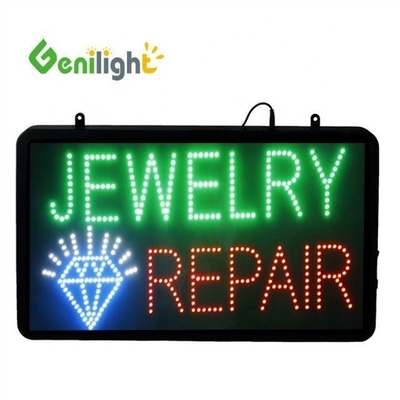 Genilight Indoor 56 * 33cm LED sinais para loja brilho e jóias em diferentes modos