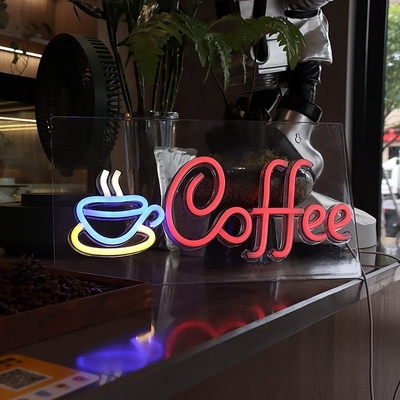 Genilight Hang Style Painel traseiro acrílico clássico LED sinal de neon elétrico para café