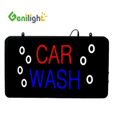 22*13 polegadas LED CAR WASH Open Sign Pixel Pitch Produto de topo da Genilight para interiores