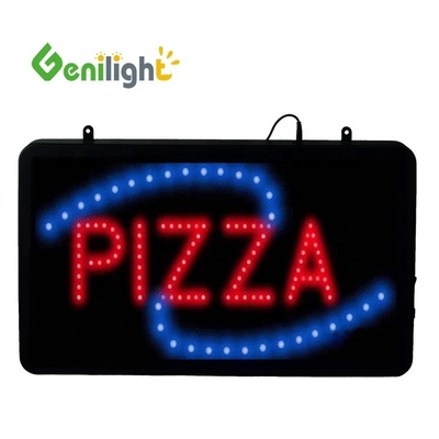 56*33 Tamanho do painel LED Neon Open Sign para publicidade interna de pizzaria