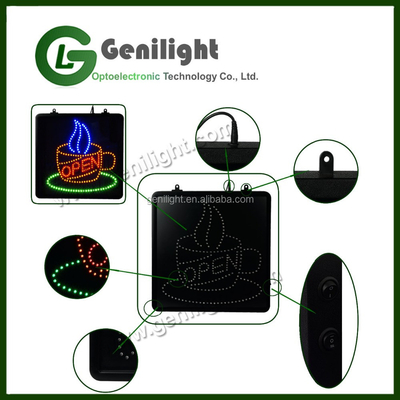 Bateria recarregável LED Rock Roll Sign para negócios Forma retangular