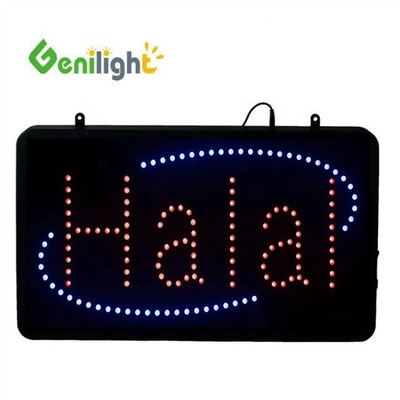 ABS interno HALAL da exposição da propaganda do movimento do sinal do diodo emissor de luz de Genilight 56*33cm