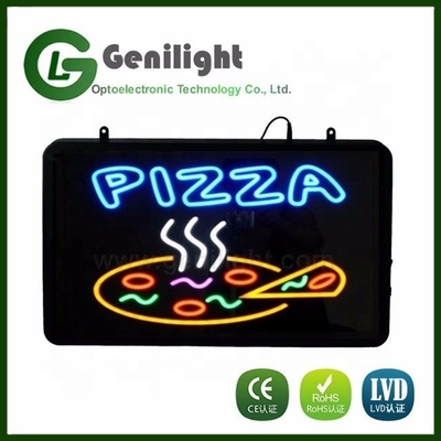 Bateria recarregável Alimentada por 12V Custom Pizza Neon Sign CE ROHS LVD Certificado