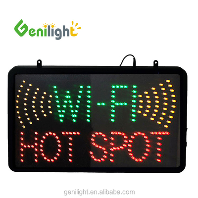 100000h Luz Esperança de Vida LED sinal para Hotspot Aberto e Wi-Fi gratuito Internet Cafe