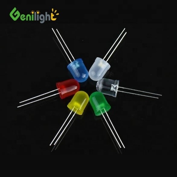 Max. Corrente inversa 50uA BLANCO F5 F8 F10 Ultra brilhante Água clara lâmpada LED 3V Diodo emissor de luz