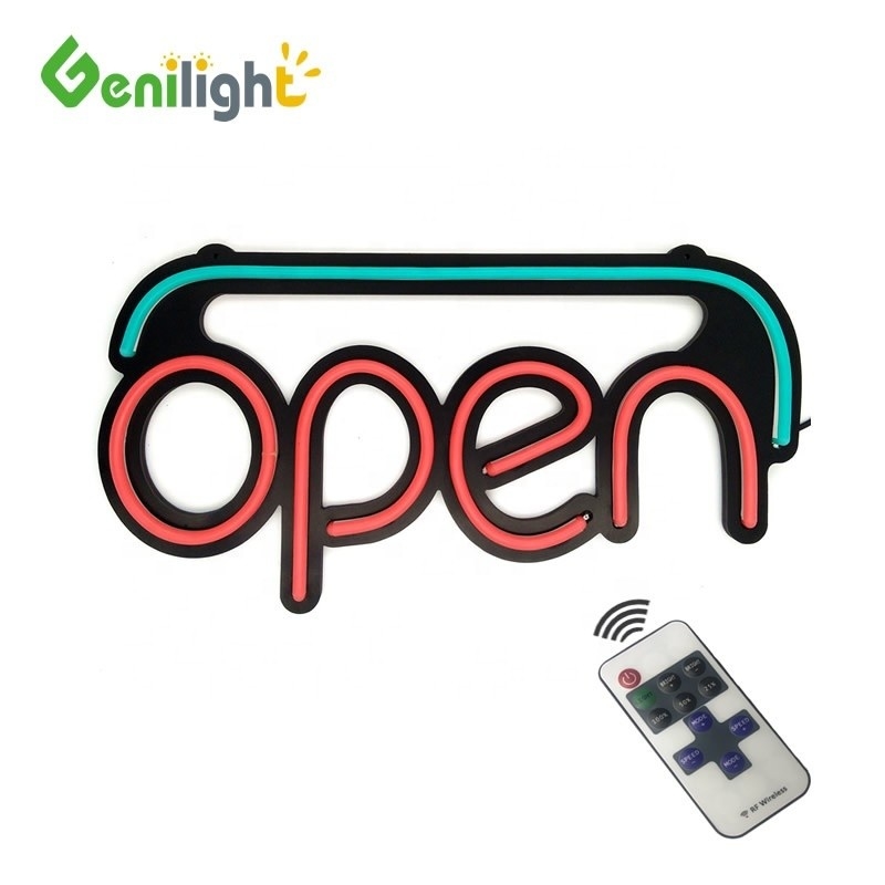 Genilight 48 * 25cm Usado em interiores Neon Sign Light Decoração de parede da janela 10 Tipo de função de mudança