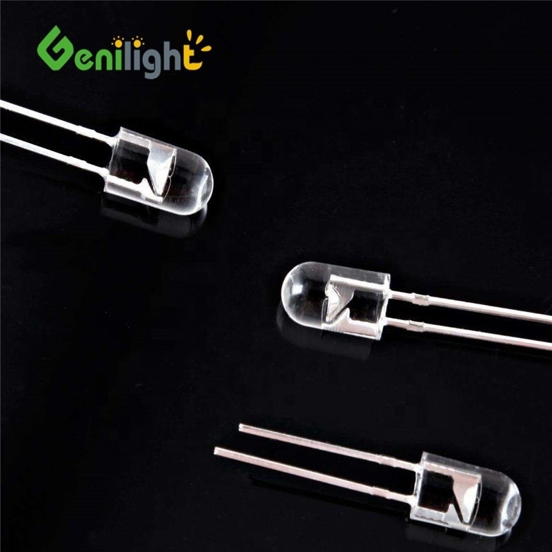 F3 3MM 2-Pin Highlight LED Bulb Emitting Diodes Vermelho/Verde CC -40-60 Capacidade Vr